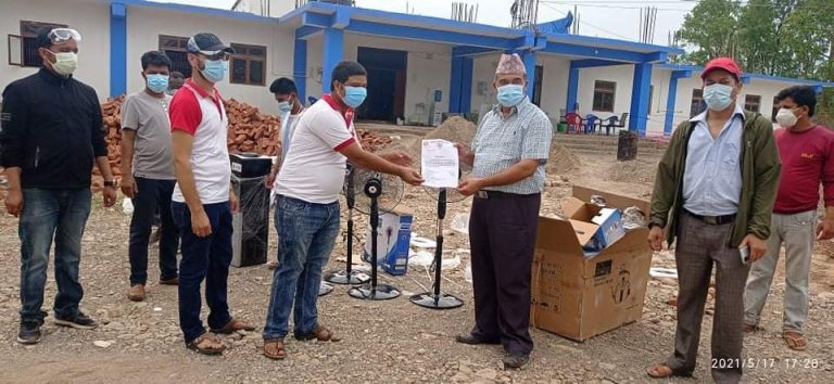 तुलसीपुरमा आइसोलेसनका लागि सहयोग थपिदै