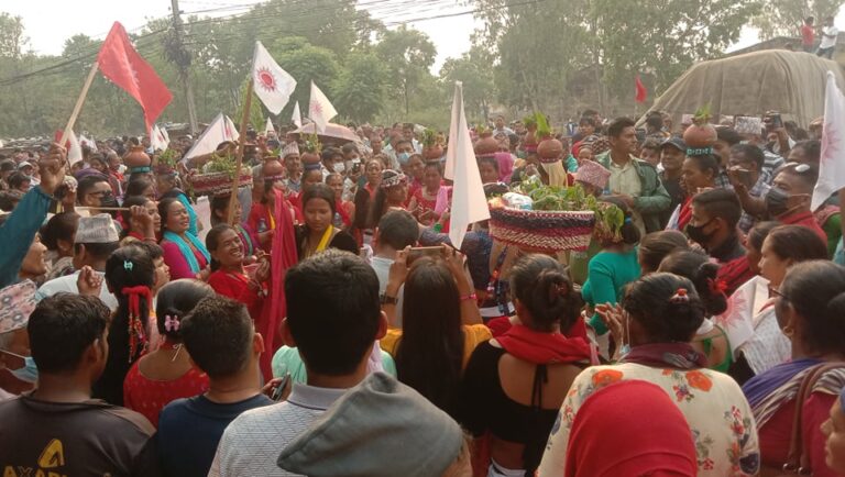 घोराहीमा उत्साहका साथ मनोनयन