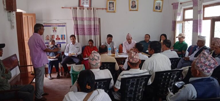 घोराही उपमहानगरपालिका वडा नं. १४ द्वारा सुझाव संकलन