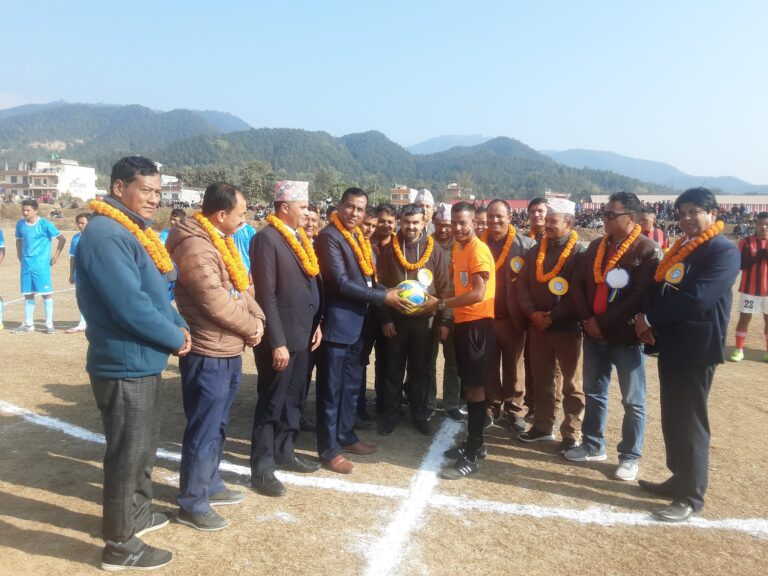 घोराहीमा मेयरकप फुटबल सुरु