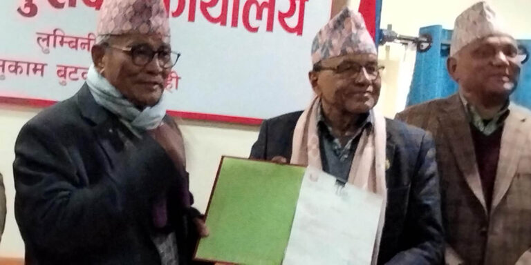 लुम्विनी प्रदेशको मुख्यमन्त्रीमा गिरीको नियुक्ति