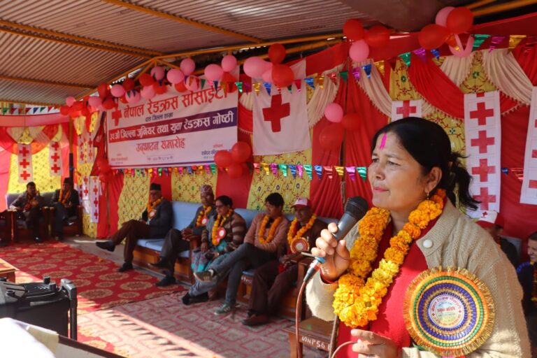 सामाजिक कार्यमा जुनियर रेडक्रसको सक्रियता