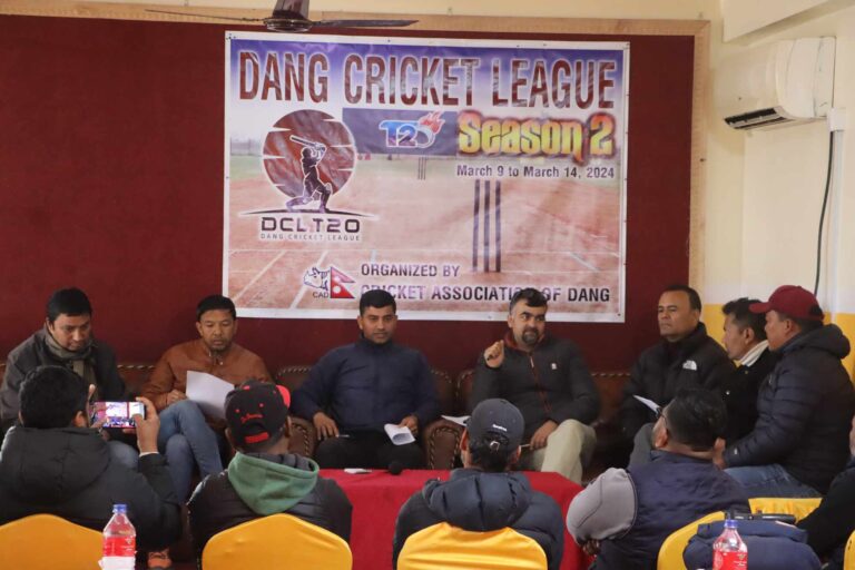 सर्वाधिक पुरस्कार राशिको दोश्रो दाङ क्रिकेट लिग हुने