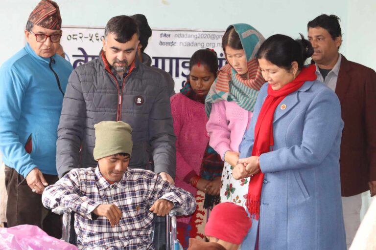 अपाङ्गको सहारा बन्दै खगेन्द्र नवजीवन केन्द्र दाङ्ग