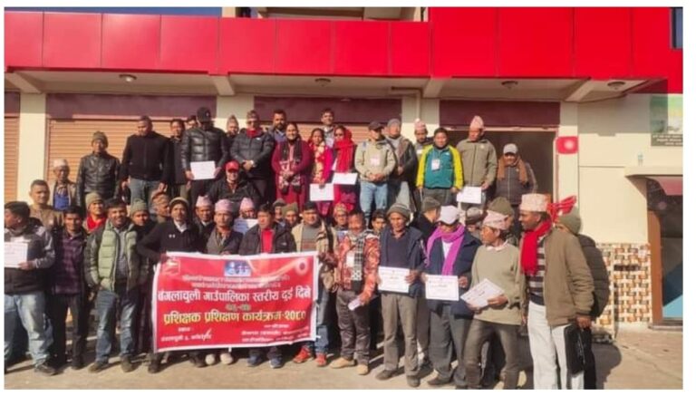 बंगलाचुलीमा एमालेको प्रशिक्षक प्रशिक्षण