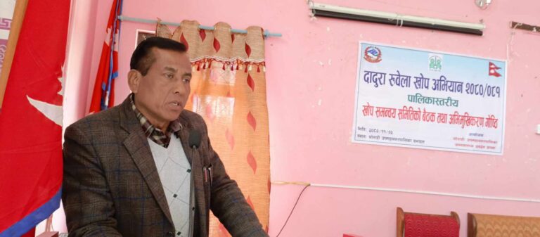 घोराहीका ६४ हजार बालबालिकालाई दादुरा रुवेला खोप लगाइने