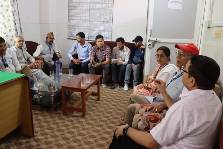 राप्ती प्रादेशिक अस्पतालमा नागरिक समाजको अनुगमन